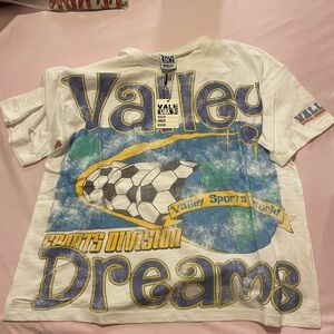 Vale T shirt, Valley Sports Devision soccer graphic T shirt